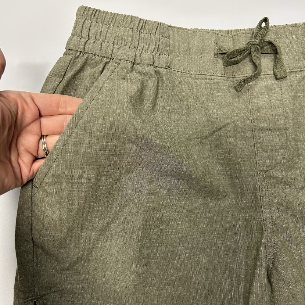 Magellan Classic Outdoor Shorts Size S 4" Chambray Gorpcore Trails Olive Green - Picture 3 of 11